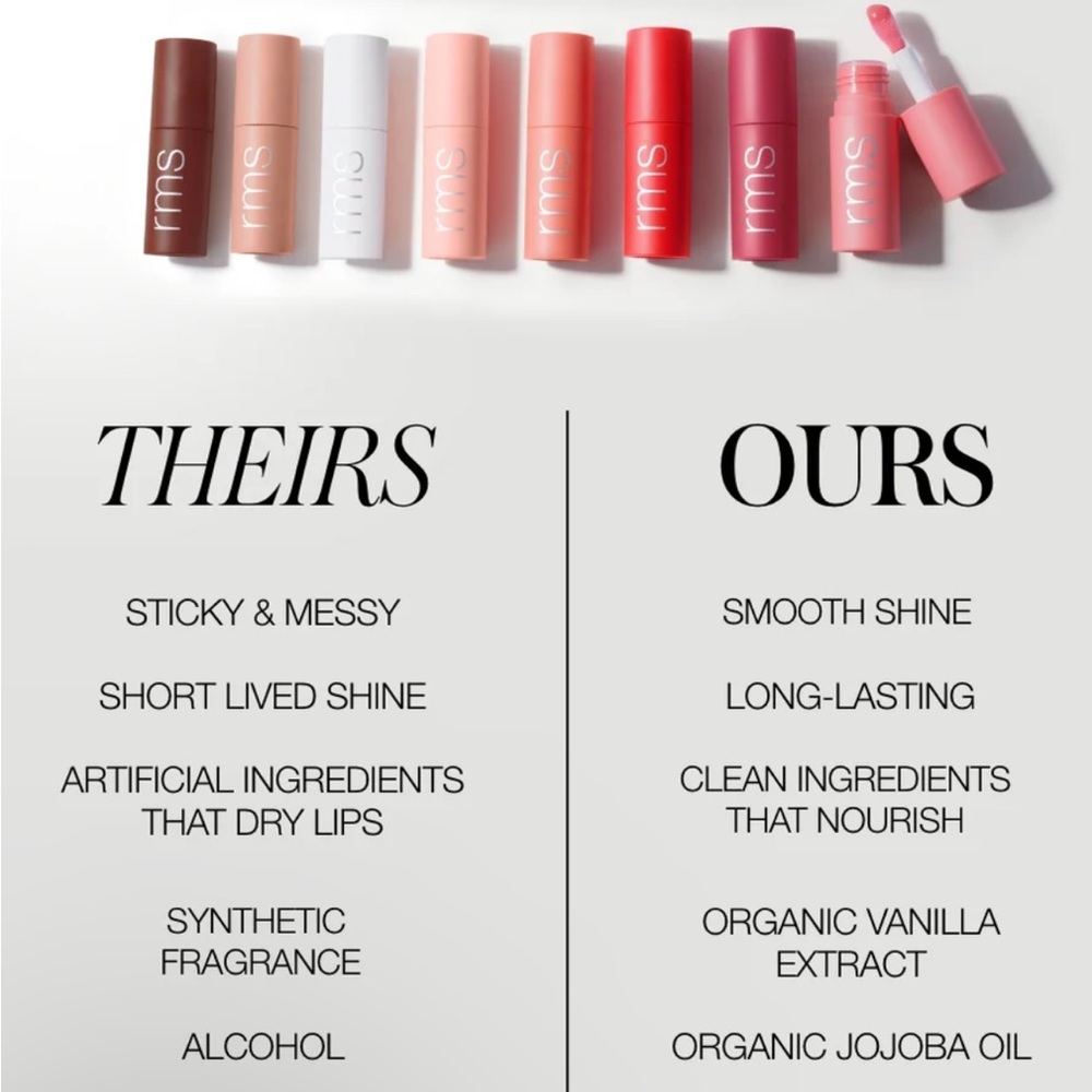 RMS Legendary Lip Oil - FULL SIZE Lily Red - Picture 6 of 7